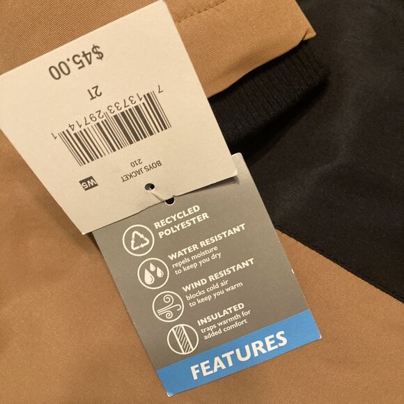 Fall Creek Heavy Water Resistant Hooded Jacket Size 2T - Picture 4 of 5